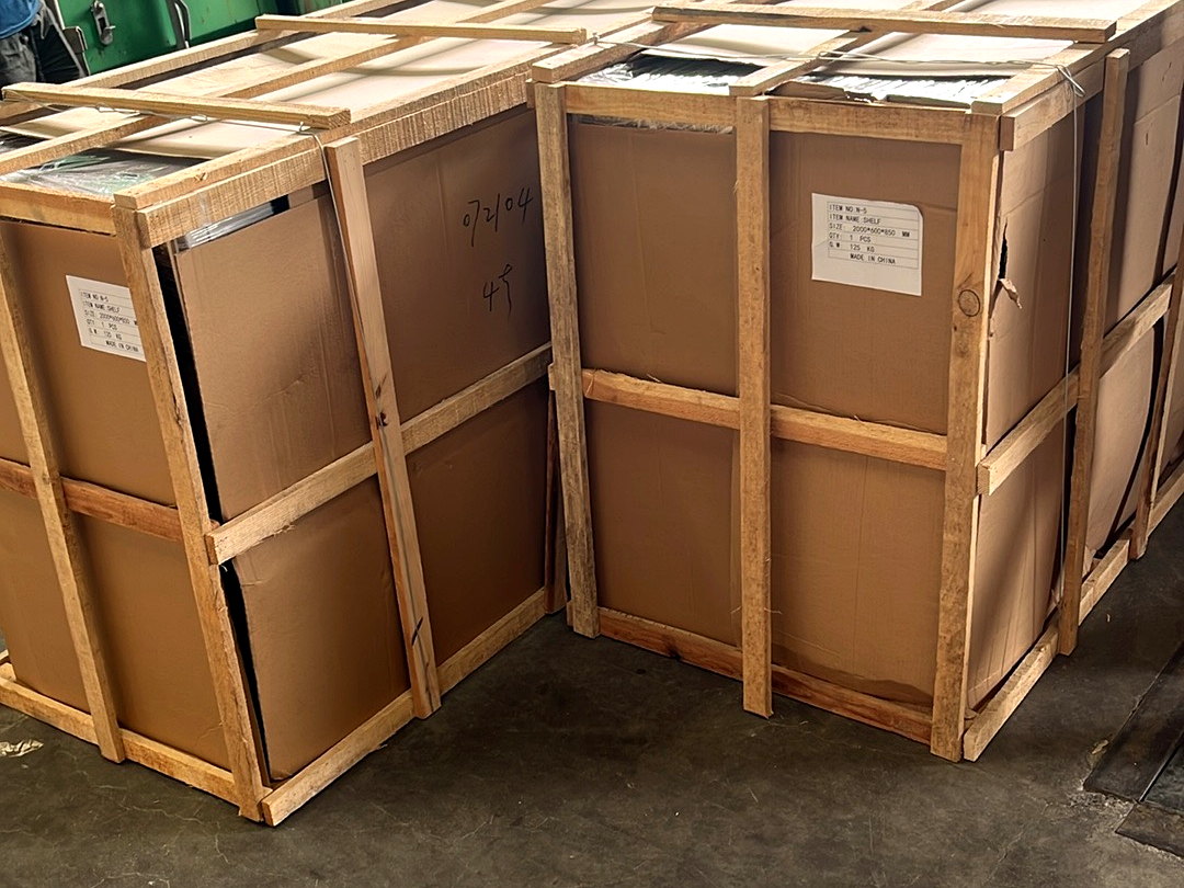 Goods consolidated in the Neshat warehouse in Yiwu ready for container loading